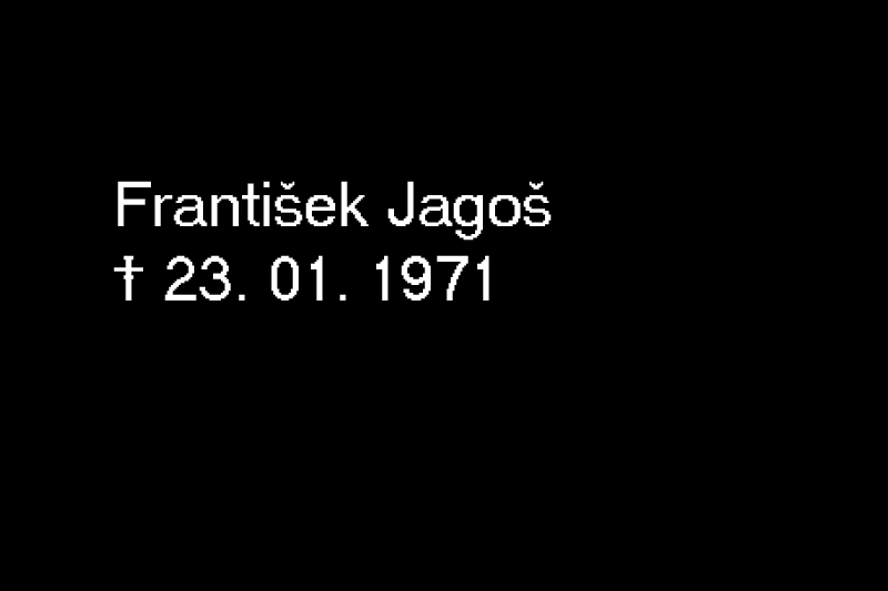 František Jagoš (*25. 03. 1932), major ČSLA