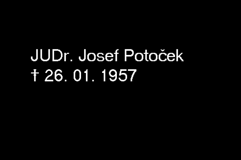 JUDr. Josef Potoček (*23. 01. 1906, Velká Jesenice)